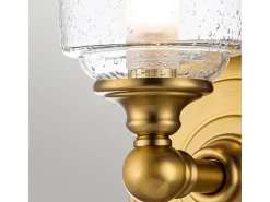 Aplique Para Pared-Elstead Feiss Hugeunot Vägglampa polerad mässing, IP44 Camel
