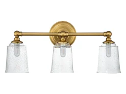 Hot Elstead Feiss Hugeunot Vägglampa polerad mässing, IP44 Camel