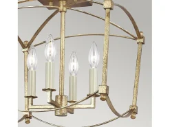 Elstead Feiss Thayer Semi Flush Taklampa Antik Guld Dorado Sale