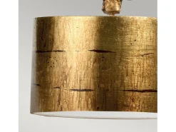 Clearance Elstead Fragment 1 ljus rund stor takhänge åldrad guld, E27 Dorado