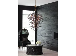 Lámpara Suspendida-Elstead Fulton 13 Light Large Cluster Drop Chandelier Pendel, Brons Bronce