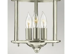 Elstead Gentry 3 ljus liten taklampa - polerad nickel Gris Sale