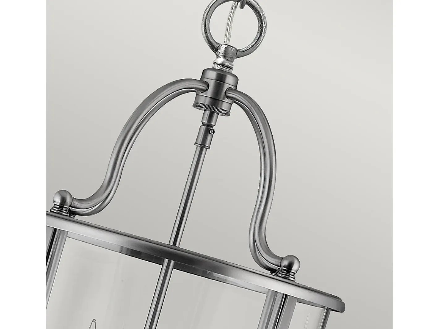 Discount Elstead Gentry 4 Lätt medellång taklyktahängande Tenn, E14 Gris