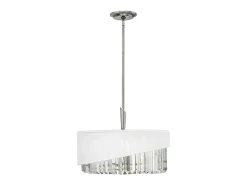Sale Elstead Gigi 3 ljus takhänge polerad nickel, E14 Gris