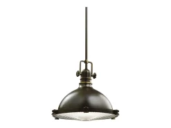 Discount Elstead Hatteras Bay 1 Light Medium Dome Takhänge Olde Bronze, E27 Bronce