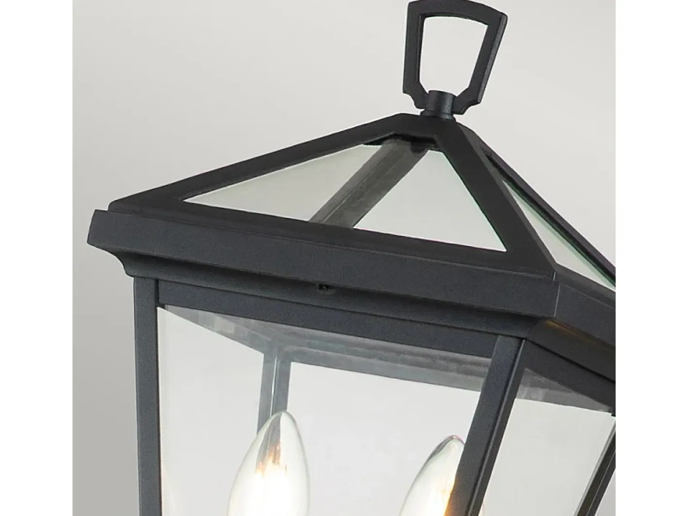Elstead Hinkley Alford Outdoor Pollard Museum Svart, IP44 Negro