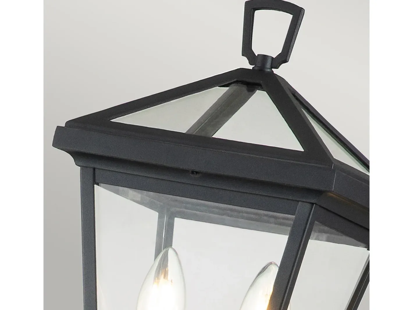 Elstead Hinkley Alford Outdoor Pollard Museum Svart, IP44 Negro