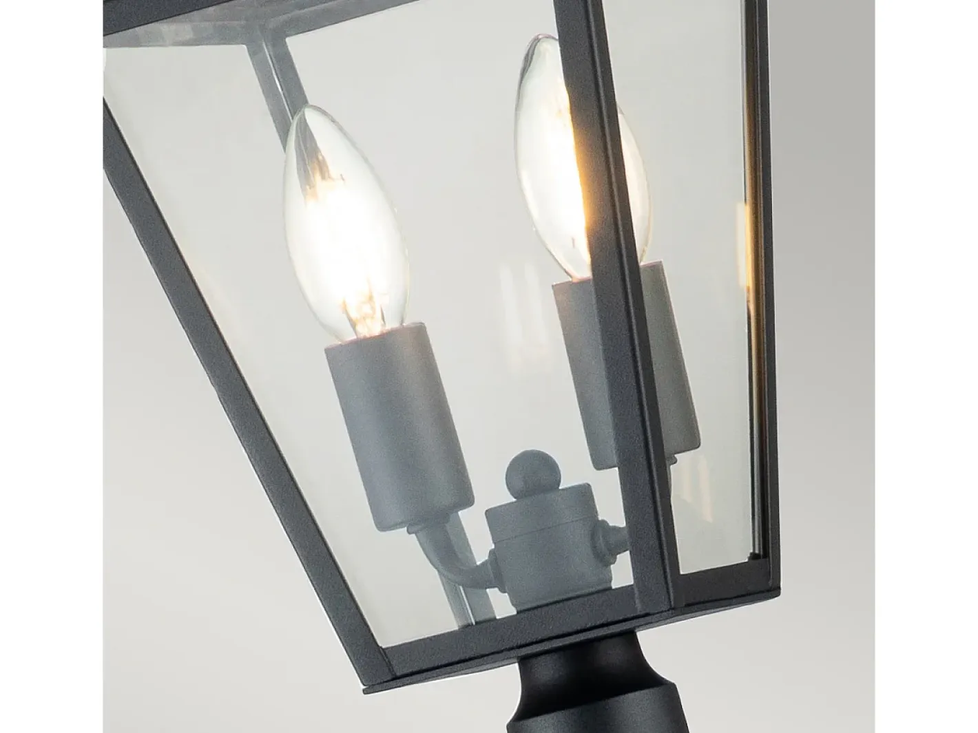 Elstead Hinkley Alford Outdoor Pollard Museum Svart, IP44 Negro