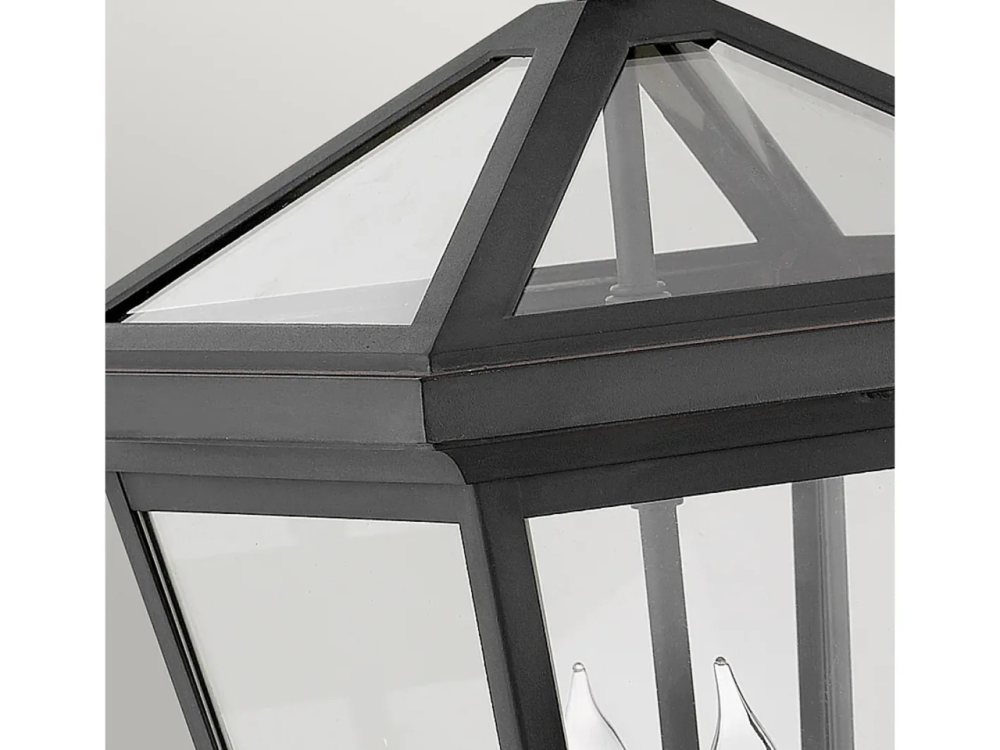 Elstead Hinkley Alford Outdoor Wall Lantern Museum Black, IP44 Negro