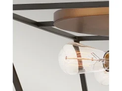 Elstead Hinkley Fulton Multi Arm Semi Flush Taklampa Brons med Heirloom Mässing Accenter Bronce Online