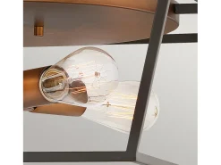 Elstead Hinkley Fulton Multi Arm Semi Flush Taklampa Brons med Heirloom Mässing Accenter Bronce Online