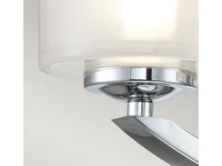 Plafón-Elstead Hinkley Meridian Multi Arm Semi Flush Taklampa Polerad Krom, IP44 Gris