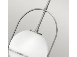 Elstead Hinkley Somerset Globe Pendel Taklampa Borstad Nickel Gris Best