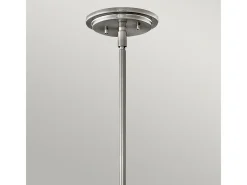 Elstead Hinkley Somerset Globe Pendel Taklampa Borstad Nickel Gris Best