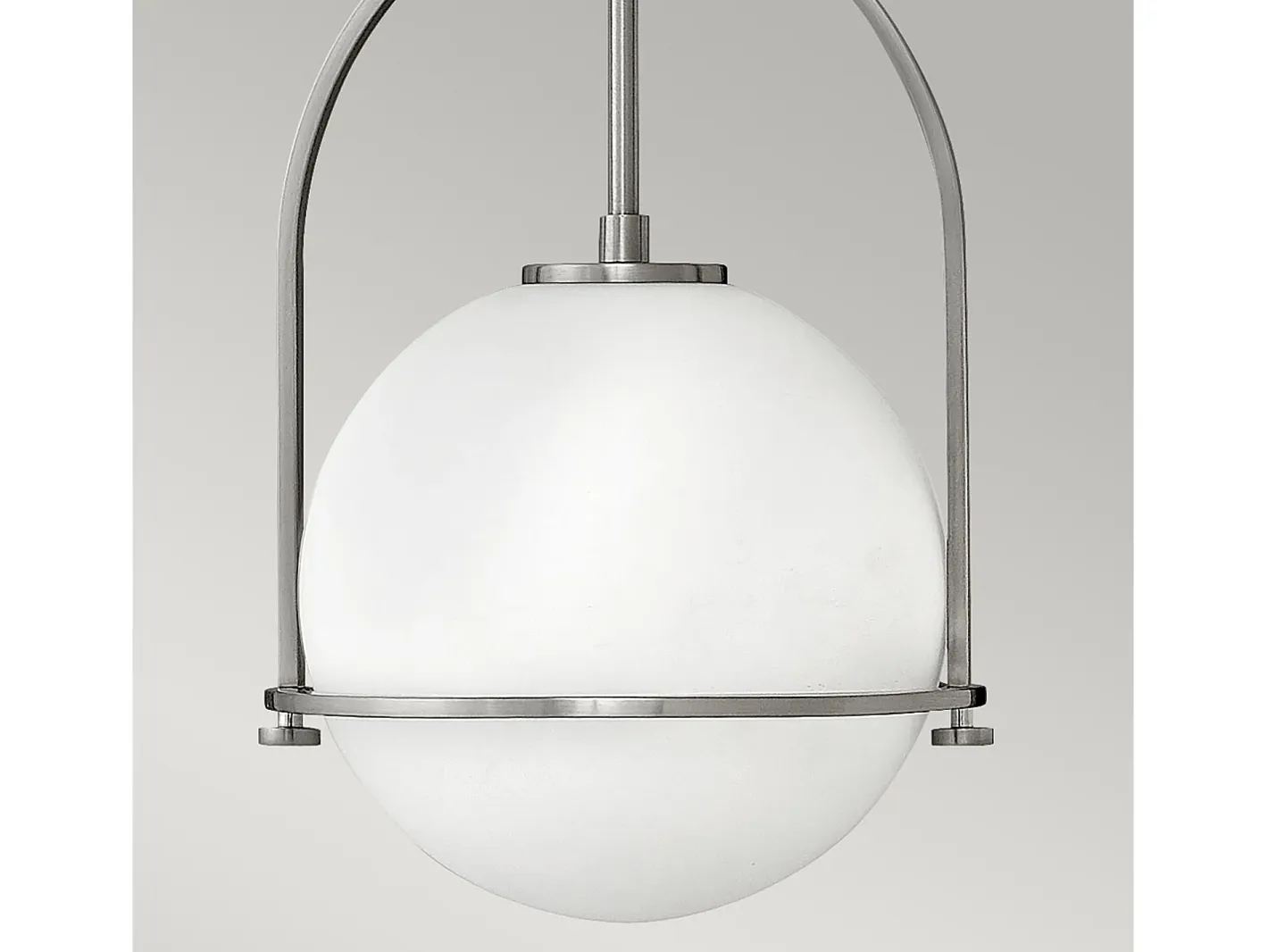 Elstead Hinkley Somerset Globe Pendel Taklampa Borstad Nickel Gris Best