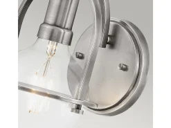 Elstead Hinkley Somerset Vägglampa Borstad Nickel Gris