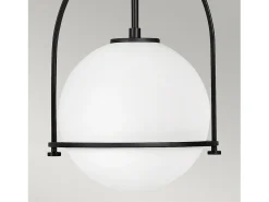 New Elstead Hinkley Somerset Globe Pendel Takljus Svart Negro