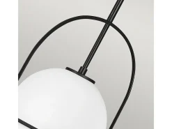 New Elstead Hinkley Somerset Globe Pendel Takljus Svart Negro