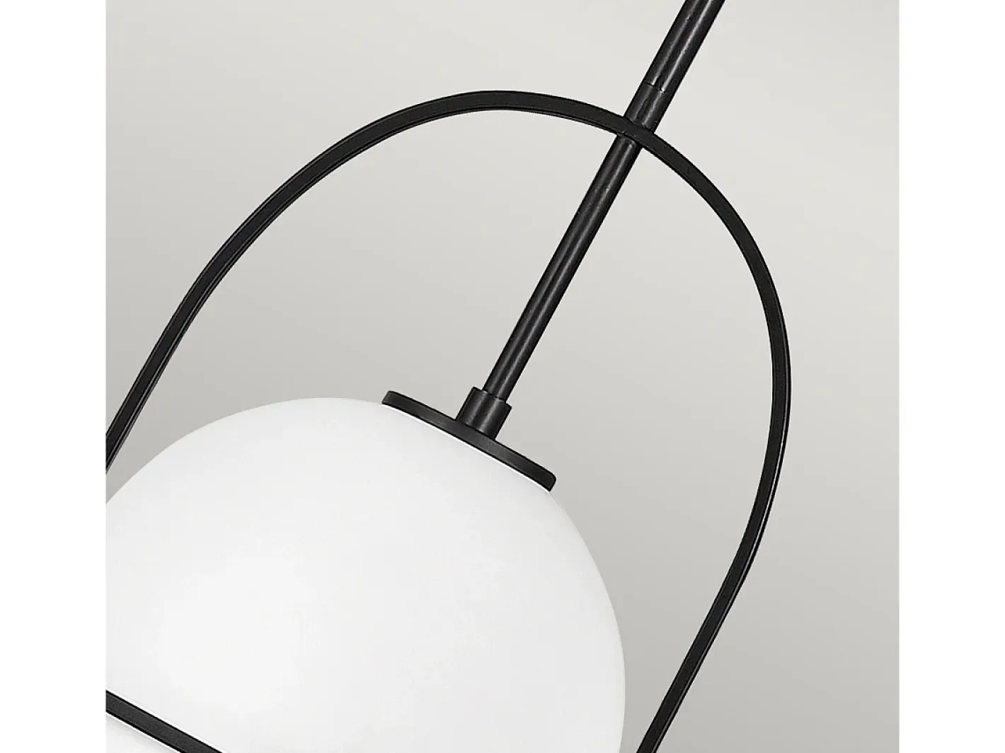 New Elstead Hinkley Somerset Globe Pendel Takljus Svart Negro