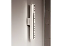 Aplique Para Pared-Elstead Jessie Integrerad LED 1 ljus inomhusvägglampa polerad krom Gris