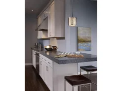 Elstead Joplin 1 Ljus Mini Pendel Krom, E27 Gris New