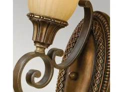 Aplique Para Pared-Elstead Kelham Hall 1 ljus inomhusvägglampa guld, brons, E27 Bronce