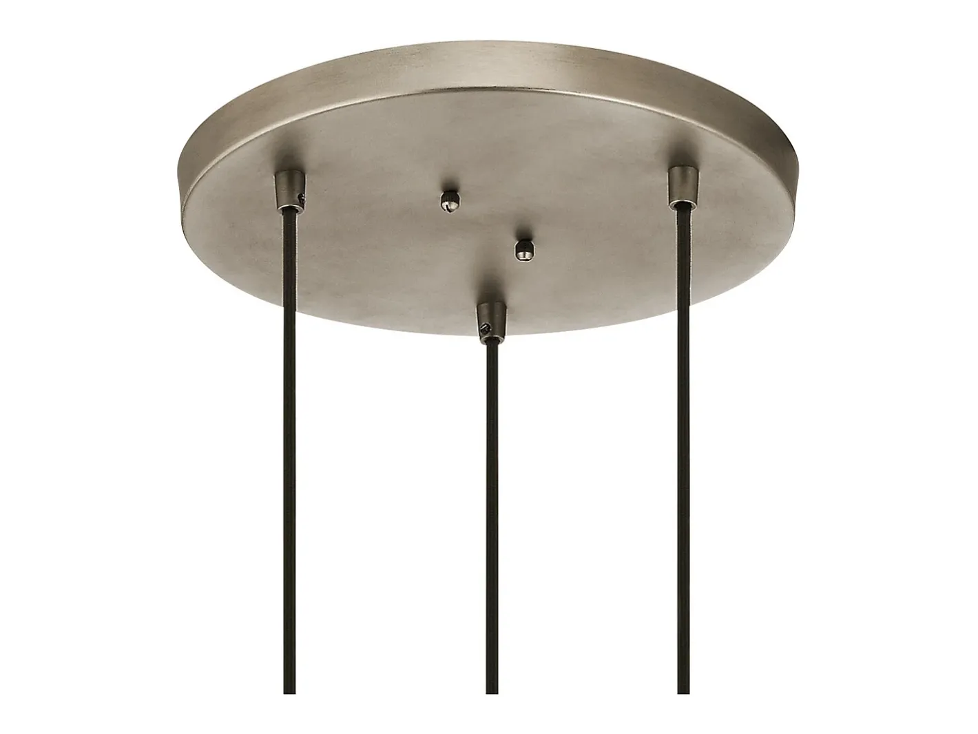 Elstead Kichler Asher Dome Pendel Taklampa Antik Tenn Gris