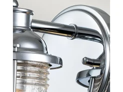 Elstead Kichler Ashland Vägglampa polerad krom, IP44 Gris Hot