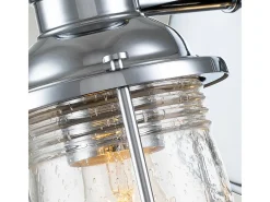 Elstead Kichler Ashland Vägglampa polerad krom, IP44 Gris Hot