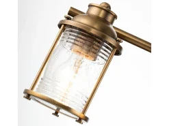 Elstead Kichler Ashland Vägglampa Naturmässing, IP44 Camel Hot