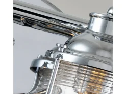 Elstead Kichler Ashland Vägglampa polerad krom, IP44 Gris New