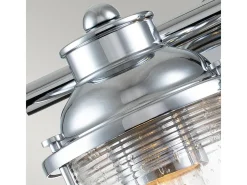 Elstead Kichler Ashland Vägglampa polerad krom, IP44 Gris New