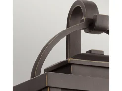 Elstead Kichler Carlson Utomhusvägglykta gnidad brons, IP44 Bronce Outlet