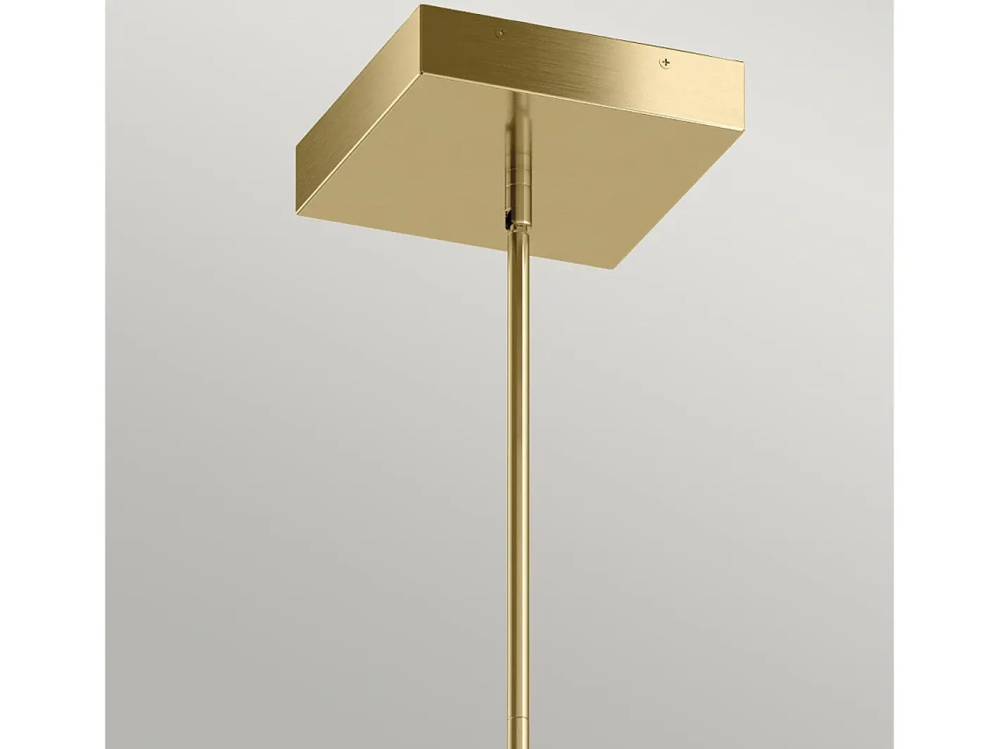 Lámpara Suspendida-Elstead Kichler Ciri Integrerad LED-taklampa vit med champagneguld, 3000K Blanco