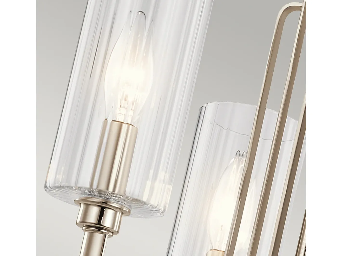 Best Elstead Kichler Kimrose Multi Arm Pendel Taklampa Polerad Nickel Gris