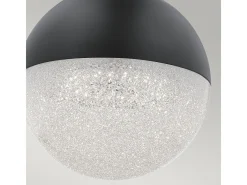 Elstead Kichler Moonlit Integrerad LED sfärisk taklampa mattsvart, 3000K Negro Outlet