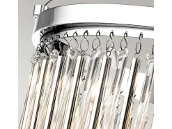 Online Elstead Kichler Piper Taklampa polerad krom Gris