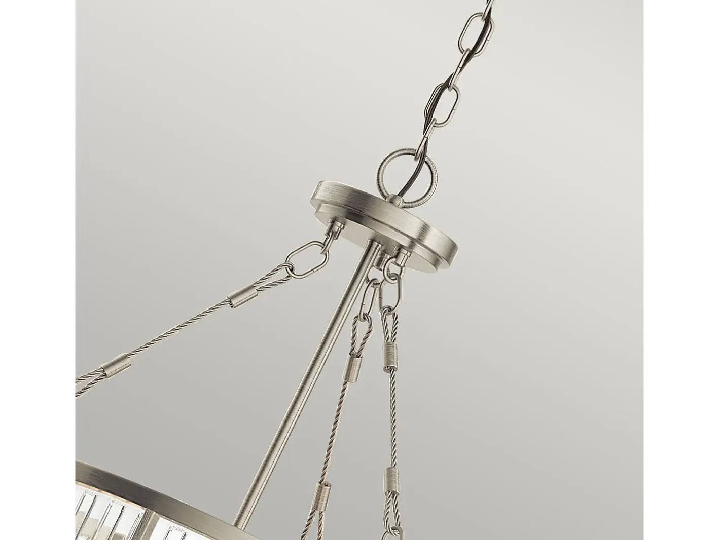 Elstead Kichler Roux Cylindrisk taklampa Borstad nickel Gris Outlet