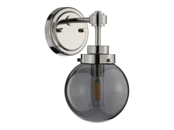 Sale Elstead Kula 1 ljus vägglampa, polerad nickel, E14 Gris