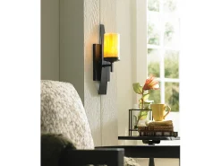 Elstead Kyle 1 ljus inomhusljus vägglampa Imperial Bronze, E27 Bronce Sale