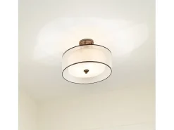Best Elstead Lacey 4 Lätt semi-flush montering, Mission Bronze, E27 Bronce