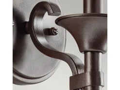Elstead Lacey 1 Lätt vägglampa Mission Bronze, E14 Bronce Discount