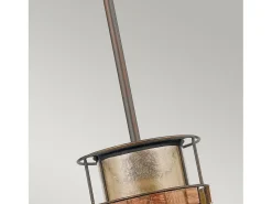 Elstead Laguna 1 Light Ceiling Mini Pendel Renaissance Copper, E27 Cobrizo Online