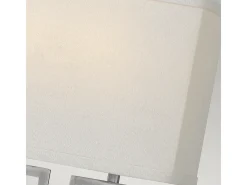 Elstead Lanza 2 ljus inomhusvägglampa nickel, E14 Gris Outlet