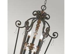 Elstead Marquette 6 ljus ljuskrona antik bronsfinish, E14 Bronce Outlet
