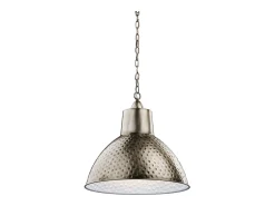 Elstead Missoula 1 ljuskupol takhängande ljus tenn, E27 Gris Outlet
