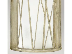 Sale Elstead Nest 1 ljus inomhusvägglampa Silver Leaf, E27 Plateado