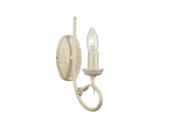 Elstead Olivia 1 ljus inomhusljus vägglampa guld, elfenben, E14 Blanco Sale