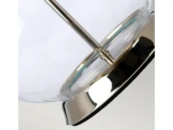 Elstead Orb Bordslampa med rund skärm polerad nickel Gris Outlet