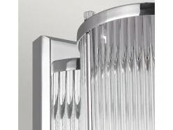 Elstead Paulson 1 ljus inomhusvägglampa krom IP44, G9 Gris Sale